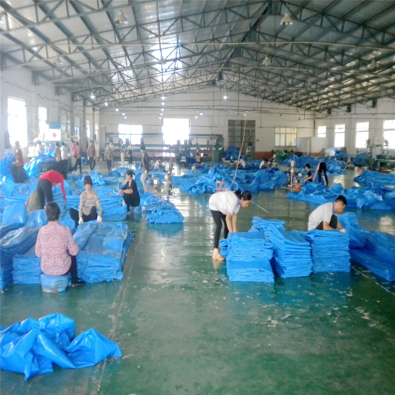 PE Tarpaulin China Heavy Duty Factory Customized Double Waterproof tarps