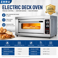 Four à gaz et électrique multi-couches à haute efficacité énergétique pour la pâtisserie professionnelle, équipement de boulangerie commercial et domestique automatique