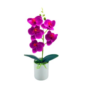 Orchidée Phalaenopsis Artificielle en Soie, Plante Artificielle Faite à la Main, Décoration de Mariage, Ornement - Product Image 5