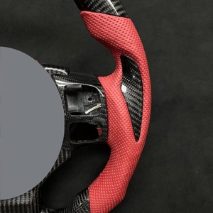 Volant en cuir perforé personnalisé en fibre de carbone 2022 pour les modèles Lexus NX GX GS ES IS RX 350 IS250 RC300 RC350 ES250 - Product Image 3