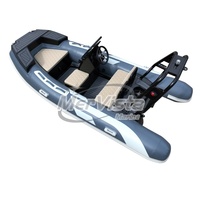 Offre Spéciale usine vente directe Kayak de pêche 12ft bateau profond V Hypalon/PVC coque en aluminium RIB gonflable 3.6m bateau
