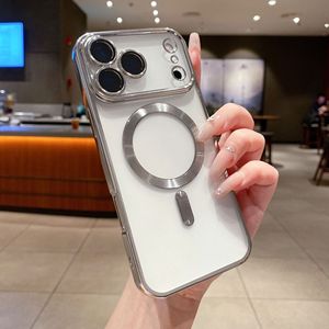 Cho <span class=keywords><strong>Iphone</strong></span> 17 Pro Max Độ Chính Xác Lỗ Điện Thoại Trường Hợp Đối Với <span class=keywords><strong>iPhone</strong></span> 17air Ống Kính Bảo Vệ Mạ Điện Từ Điện Thoại Bảo Vệ Bìa - Product Image 6