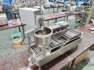 Thương mại hàng tăng gấp đôi <span class=keywords><strong>Donut</strong></span> Maker T100 t100b điện LPG khí đốt tự nhiên tự động <span class=keywords><strong>Donut</strong></span> chiên Máy làm - Product Image 3