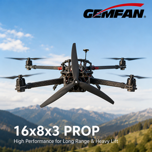 GEMFAN 16x8x3 16 Inch Plastic Propeller 1 Pair CW CCW Replacement Prop for <b>RC</b> Multirotor UAV <b>Drone</b> - Product Image 5