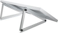 Kit Rak Surya Segitiga Aluminium Anodized OEM yang Dapat Disesuaikan untuk Pemasangan Panel PV di Atap Beton Datar, Atap Genteng, Atap Logam, dan RV