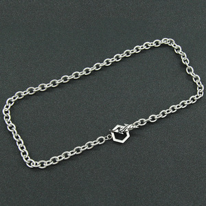 Sweet Cool <b>Titanium</b> Steel 0 <b>Chain</b> Necklace Accessory Neck <b>Chain</b>, Geometric Buckle Clavicle <b>Chain</b> Tanjing Fashion Lijing Necklace - Product Image 2