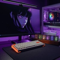 Clavier et souris de jeu AULA HERO 68HE AIR INSTOCK, clavier personnalisé pour e-sport avec interrupteurs magnétiques 3 modes, rétroéclairage RVB, USB Type-C