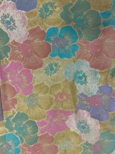 Premium Floral Brocade Fabric for Lehenga Blouse <b>Bridal</b> & Women's Ethnic Wear 44 Inch Woven Brocade Fabric - Product Image 2