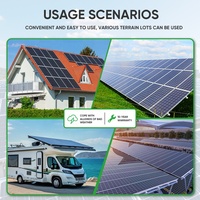 Panneaux solaires JA Solar 715W 720W 725W 730W 740W, haute efficacité, monocristallins, type N, double vitrage, bifaciaux, pour système