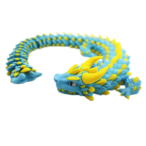 Vashine 3D impreso PLA decoración del hogar <span class=keywords><strong>Ceratosaurus</strong></span> figura de acción dragón colorido chino Material ecológico Loong - Product Image 2