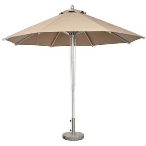 Parasol <span class=keywords><strong>Queen</strong></span> Anne pour l'extérieur 2m 3m Jardin Grand patio Publicité Soleil Jardin avec manche en bois Contrôle manuel - Product Image 3