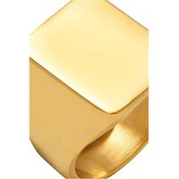 Bijoux de mode Gemnel en gros – Bagues pour hommes personnalisées avec disque signet carré plaqué