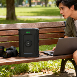 แหล่งจ่ายไฟใน LiFePO4 60000มิลลิแอมป์ต่อชั่วโมงแบบดั้งเดิมของใหม่แหล่งจ่ายไฟสำหรับตั้งแคมป์กลางแจ้งแบบพกพา18วัตต์30วัตต์60วัตต์ - Product Image 4
