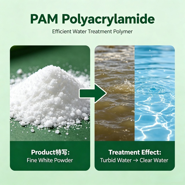 Anionic Polyacrylamide APAM White Powder Super Absorbent Polymer for River and Lake Water Clarification