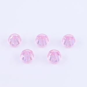 Warna merah muda sintetis zirkonia kubik bentuk pir es hancur potong kualitas tinggi batu permata CZ - Product Image 4
