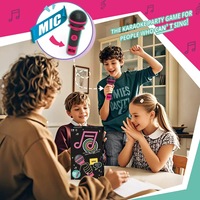 Nouveau produit transfrontalier : Jeu de cartes en carton amusant pour toute la famille, avec le jeu de la carte surprise et le jeu de capture du micro pour les chanteurs désastreux