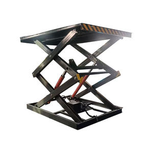 Plataforma Elevadora de Tijera Hidráulica Eléctrica de Acero con Certificación CE, Plataforma de Elevación Estacionaria para Trabajos de Construcción en Altura - Product Image 2