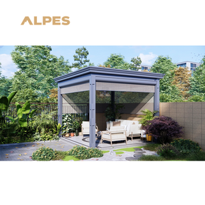 Tùy Chỉnh Kích Thước Và Logo Pergola Bài Cơ Sở Và Tường Bracket Bài Viết 4X4 Bài Khung Giá Cho 4X4 6X6 Gỗ Hợp Kim Nhôm Không Thấm Nước Gazebo - Product Image 4