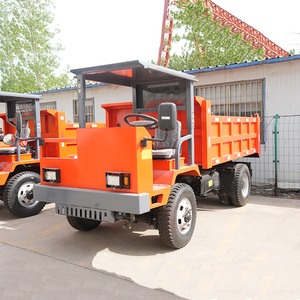Mini camión volquete de cuatro ruedas de goma de salida de fábrica para minería 5 toneladas 8 toneladas 10 toneladas 12 toneladas con componentes de núcleo de motor - Product Image 1