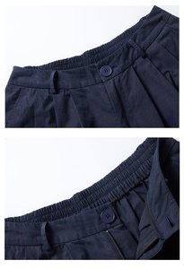 Pantaloni Casual da Donna Stile Giapponese Retrò, Modello Balloon Versatile a Gamba Larga e Lunga, Collezione Primavera - Product Image 4