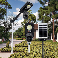 GJX 50W Small Solar Street High Quality Waterproof IP66 Low Power 4G WiFi LED Camera Security Street Light Lamp