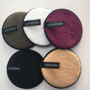 Grands tampons de <span class=keywords><strong>coton</strong></span> ronds écologiques Tampons démaquillants doux et réutilisables Nettoyage du visage Maquillage cosmétique Bouffées pour le visage - Product Image 1