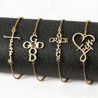 Pulsera de Cadena con Bajo MOQ, Personalizada, Delicada, Moderna, de Acero Inoxidable, Elegante, Creativa y a la Moda