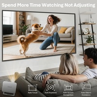 Mini Proyector Portátil X4R 4K 3D LED 1080P con Sistema Android 14, 350ANSI Lúmenes, Smart WiFi 6, LCD, el Mejor Proyector de Video para Cine en Casa con Enfoque Automático