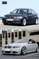 Body Kit M-tech Langsung dari Pabrik Cocok untuk BMW Seri 3 E90 Upgrade Awal ke Gaya M-tech Akhir, Bumper Mobil, Side Skirt, Grille