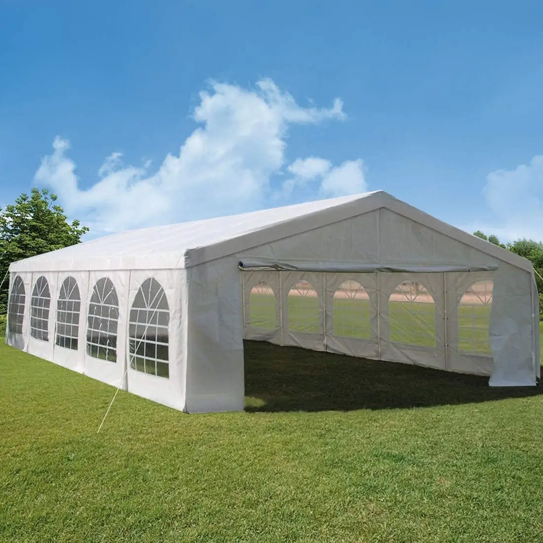 China Nieuwste Mode Moderne Grote Gemakkelijk Up Outdoor Handel Show Party Event Marquee Clear Bruiloft Canopy Tenten