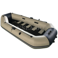 Direct Petit Pliable PVC Zodiac Gonflable Ponton Mini Paddle Boat pour Surf En Plein Air et Pêche pour l'Aviron