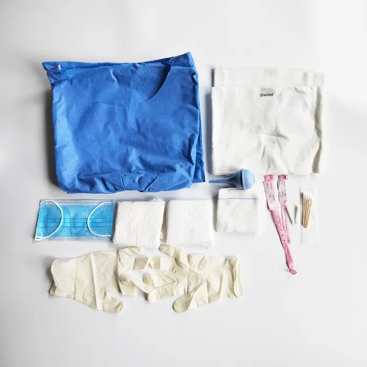 Ensemble de draperies de naissance pour bébé, Kit d'instruments de livraison jetables et sans danger pour bébé