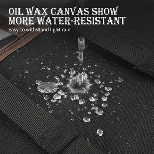 Borse Laterali da <span class=keywords><strong>Moto</strong></span> NICECNC per <span class=keywords><strong>Harley</strong></span> <span class=keywords><strong>Davidson</strong></span> Touring Road King Borse Universali in Tela Cerata per Yamaha - Product Image 6