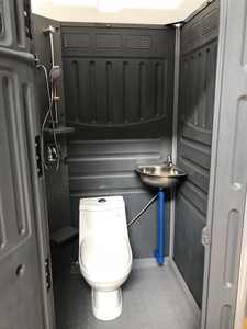 Fábrica de China al aire libre baños portátiles móvil al aire libre retrete <span class=keywords><strong>occidental</strong></span> de baño precio con alcantarilla conexión - Product Image 4