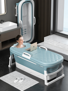 Venta caliente Venta directa de fábrica Bañera plegable independiente portátil para adultos con diferentes colores en stock - Product Image 5