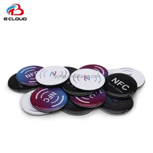 RFID Epoxy PVC Access Control Card Natg213 NFC Tag Social Media Digital Business Phone Sticker Epoxy NFC nfc tag customCard