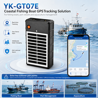 Traceur GPS GT07E pour aquaculture, solaire, GLONASS, WiFi, GSM, anti-démontage, bande globale, cartes Google gratuites, API personnalisée, pour PC, flotte de bateaux côtiers