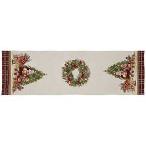 Alfombra de pasillo Noel Lurex 45x140cm V.998 - Product Image 1