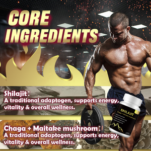 Cápsulas <span class=keywords><strong>Ultra</strong></span> de Extrato Herbal Original de Shilajit do Himalaia com Marca Privada, 60 Contagens, Suporte Imunológico para Adultos, Aumento de Energia - Product Image 2