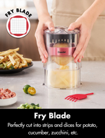 Keuken Accessoires Multifunctionele Aardappelchips Apple Cutter Chopper Fry Cutter Groente Chipper