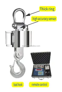 2t 10ton kỹ thuật số hoist Heavy Duty 1000kg treo quy mô điện tử không dây công nghiệp móc quy mô