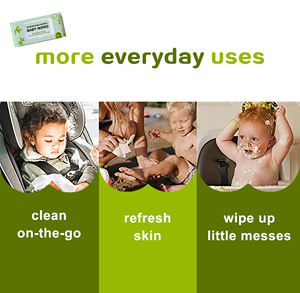Lingettes écologiques en <span class=keywords><strong>bambou</strong></span> vert d'usine chinoise pour bébé lingettes pour bébé en gros lingettes pour bébé softcare lingettes pour bébé pour le nettoyage de sortie en famille - Product Image 5