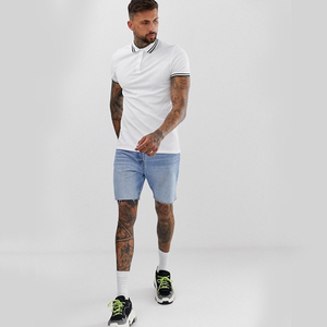 Chine Usine Personnalisée Broder 100% Coton Piqué <span class=keywords><strong>Golf</strong></span> Blanc Polos pour Hommes - Product Image 4