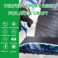 Kit de Résine Époxy Transparente 2 Gallons - Kit de Résine Bi-Composant pour Plateaux de Table & Moules, Art, Projets DIY, Coulée de Bijoux & Gobelets