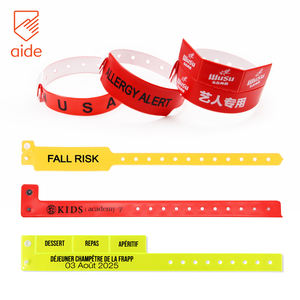 للبيع بالجملة سوار معصم بلاستيكي ناعم قابل للتعديل مقاوم للماء فينيل PVC سوار معصم للحدث عصابات بلاستيكية ترويجية للأحداث - Product Image 6