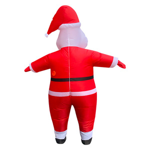 Costume de mascotte Père Noël pour fête de Noël, costume de bonhomme de neige gonflable pour adultes et enfants - Product Image 5