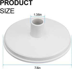 Plaque et adaptateur d'aspirateur pour <span class=keywords><strong>skimmer</strong></span> de piscine en plastique 3MIRRORS SP1106 pour les modèles de piscines <span class=keywords><strong>Hayward</strong></span> SP1082/1084/1085/1075, nettoyant écologique - Product Image 2