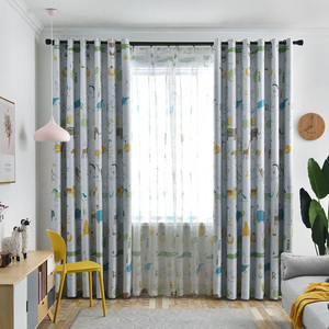 <span class=keywords><strong>Tende</strong></span> Oscuranti con Stampe Cartoon per Camere dei Bambini, Decorazione per Finestre con Design Fantasiosi - Colore Nero - Product Image 1