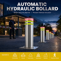 Borne de sécurité hydraulique rétractable automatique KMS anti-collision pour zone touristique, parking, entrée d'école, étanche
