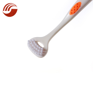 Đầy Màu Sắc Silicone Lưỡi Lớp Phủ Làm Sạch Bàn Chải Nhự<span class=keywords><strong>a</strong></span> Lưỡi Sạch Hơn <span class=keywords><strong>Scraper</strong></span> - Product Image 4